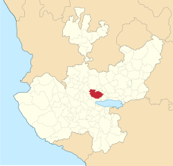 Mexico Jalisco Tlajomulco de Zuniga location map